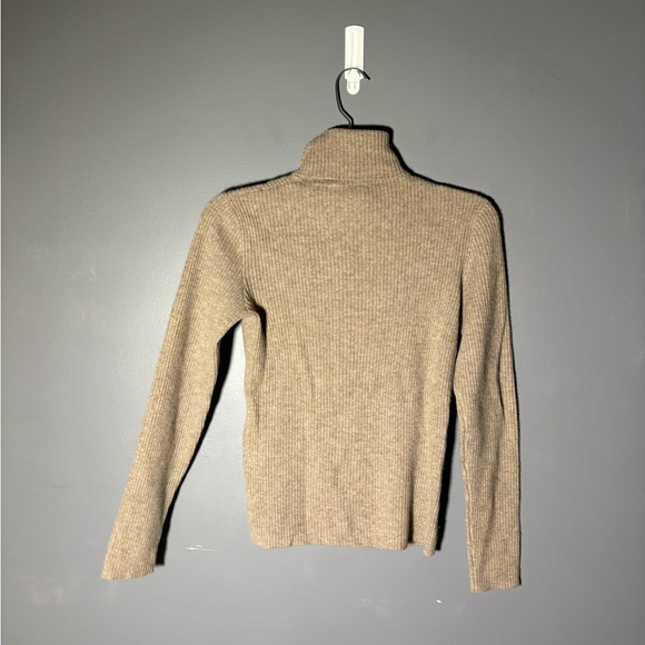 Ralph Lauren Black Label 100% Cashmere Ribbed Turtleneck Size Medium - Picture 2 of 4